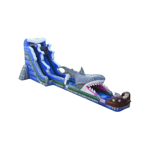 Vente château gonflable toboggan requin