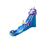 Vente château gonflable toboggan aquatique pieuvre