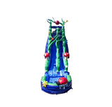 Vente château gonflable toboggan aquatique jungle enchanté