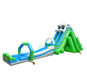Vente château gonflable toboggan aquatique white speed