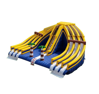 Vente château gonflable toboggan aquatique 6 pistes