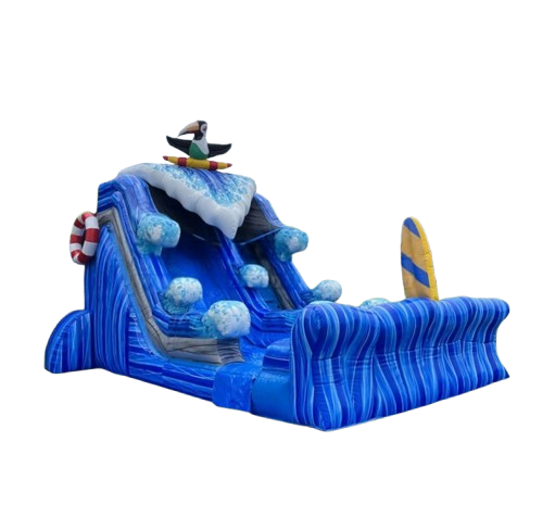 Vente château gonflable toboggan aquatique Surf