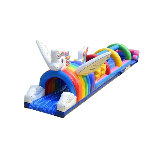 Vente château gonflable aquatique ventriglisse licorne