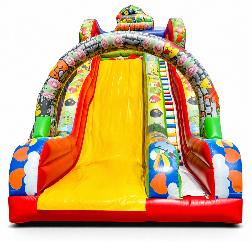 Location château gonflable  toboggan Angry birds