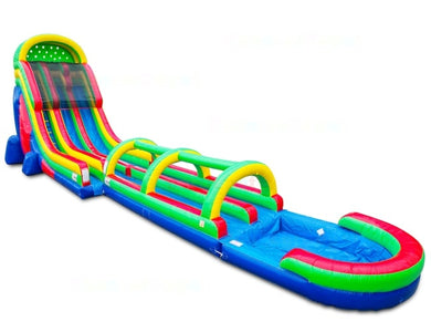 Vente château gonflable toboggan aquatique power splash