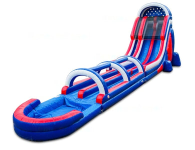 Vente château gonflable toboggan aquatique America