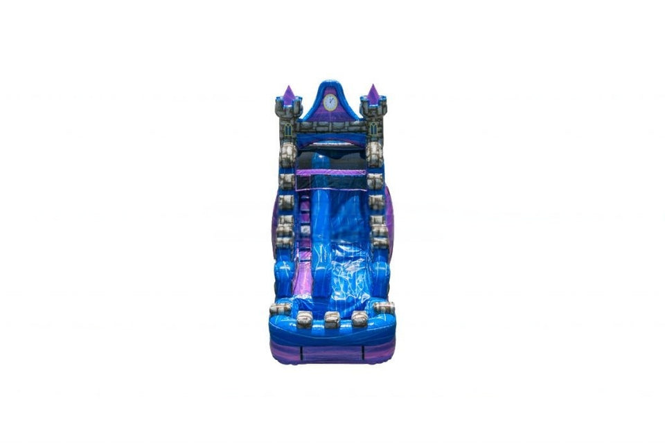 Vente château gonflable toboggan aquatique Magic castle