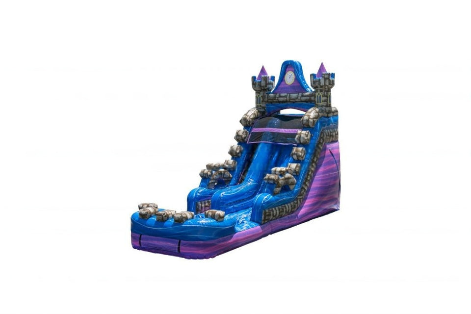 Vente château gonflable toboggan aquatique Magic castle