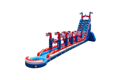 Vente château gonflable toboggan aquatique USA