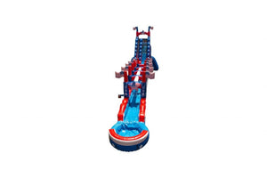 Vente château gonflable toboggan aquatique USA