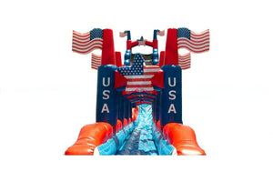 Vente château gonflable toboggan aquatique USA