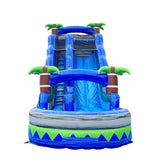 Vente toboggan aquatique gonflable palmier beach