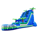 Vente toboggan aquatique gonflable palmier beach