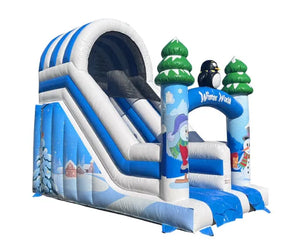 Vente château gonflable toboggan Noel