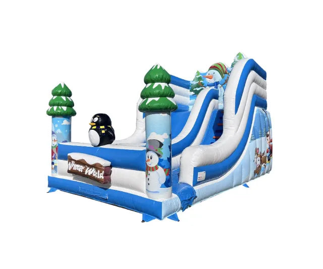 Vente château gonflable toboggan Noel