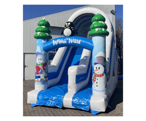 Vente château gonflable toboggan Noel