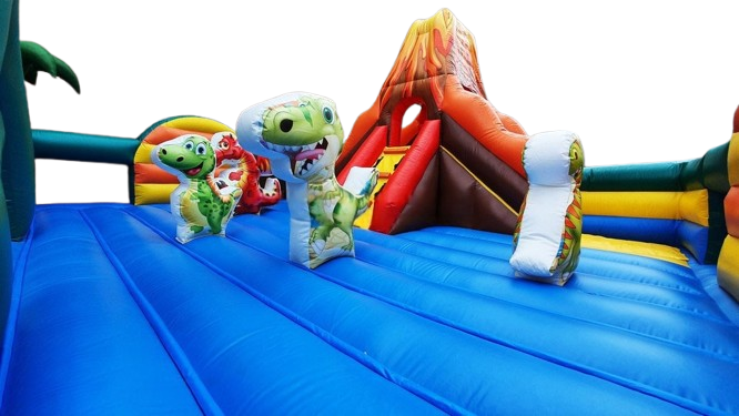 Vente château gonflable multiplay "dinosaure"
