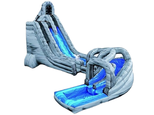 Vente château gonflable toboggan aquatique Rock twist