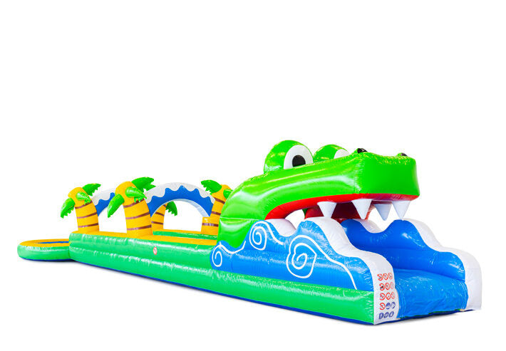 Vente château gonflable aquatique ventriglisse crocodile