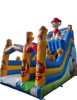 Location château gonflable toboggan pat patrouille