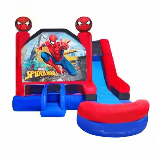 Vend château gonflable toboggan Spiderman