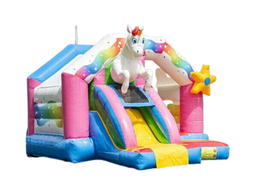 Location château gonflable Magic Licorne
