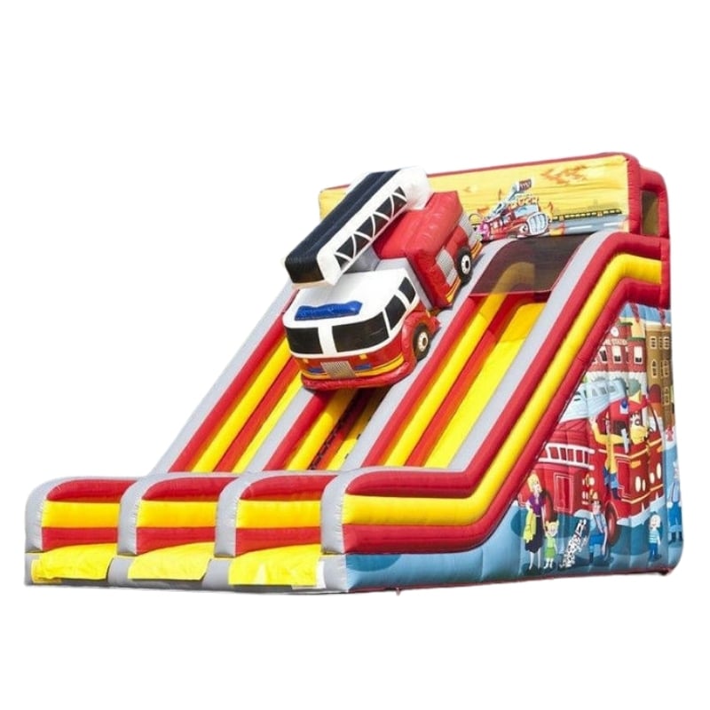 Vente toboggan gonflable pompier