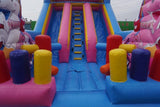 Vente château gonflable toboggan licorne