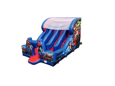 Vente château gonflable toboggan Avengers Marvel