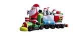 Location gonflable décoratif " train du père noël"