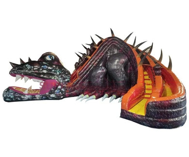 Vente château gonflable toboggan Dino
