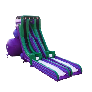 Vente château gonflable toboggan vertical speed