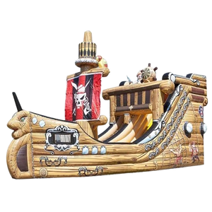 Vente château gonflable toboggan bateau pirate
