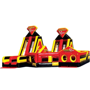 Vente château gonflable toboggan double rush