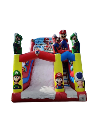 Location château gonflable toboggan Mario