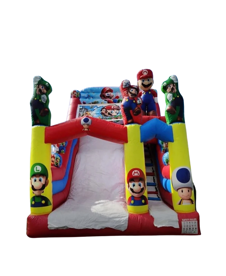 Location château gonflable toboggan Mario