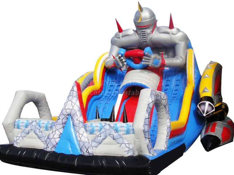 Vente château gonflable toboggan robot