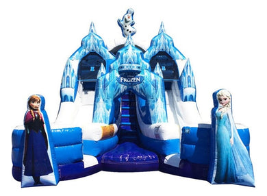 Vente château gonflable toboggan reine des neiges