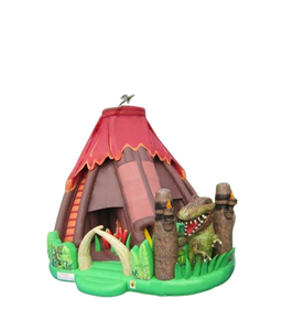 Vente château gonflable toboggan la maison des dinosaures
