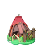 Vente château gonflable toboggan la maison des dinosaures