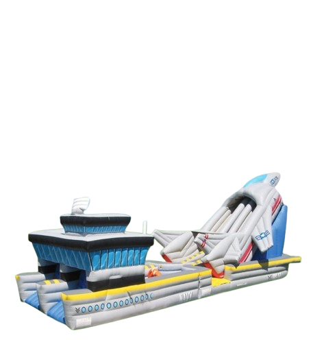 Vente château gonflable toboggan Base avion militaire