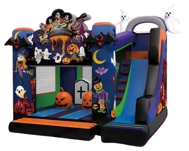 Vente château gonflable combo halloween