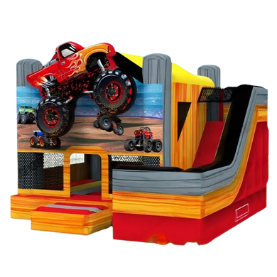 Vente château gonflable combo Monster truck