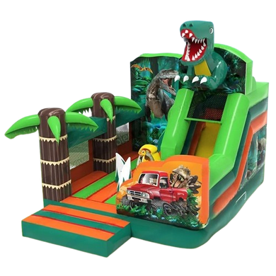 Vente château gonflable combo  dinosaure