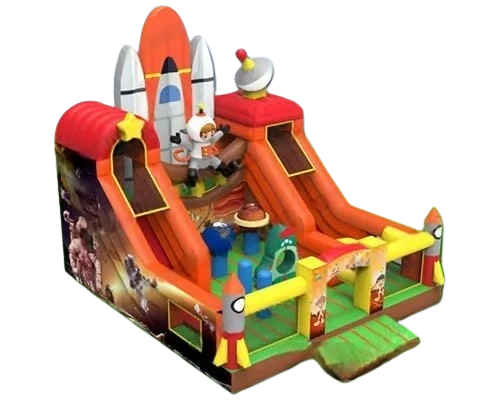 Vente château gonflable toboggan navette spatiale