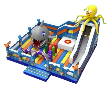 Vente château gonflable multiplay requin