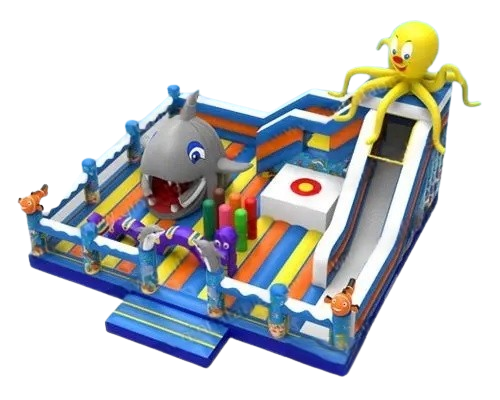 Vente château gonflable parc requin