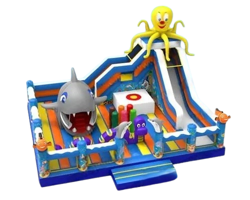 Vente château gonflable parc requin