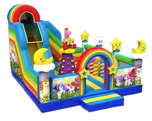 Vente château gonflable multiplay licorne