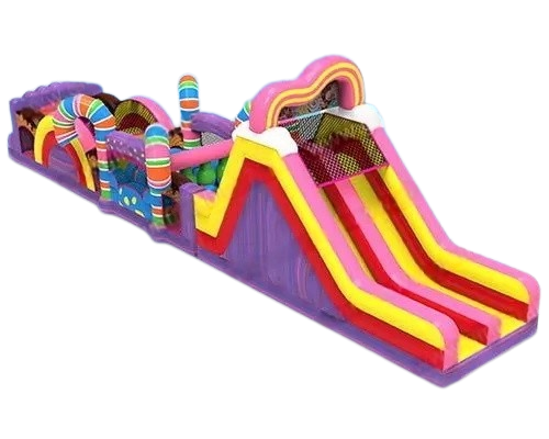 Vente château gonflable parcours bonbons
